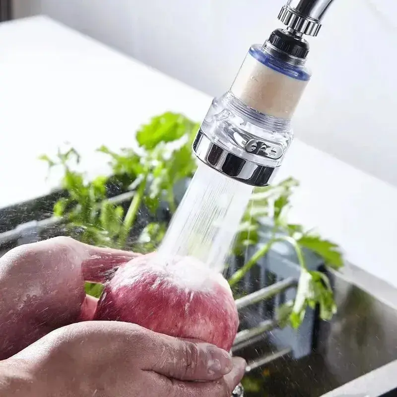 Thumbnail: 360 Rotating Water Purifier Filter Tap Universal For Kitchen Bathroom Shower Hou