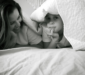 Fotografia mãe e filho