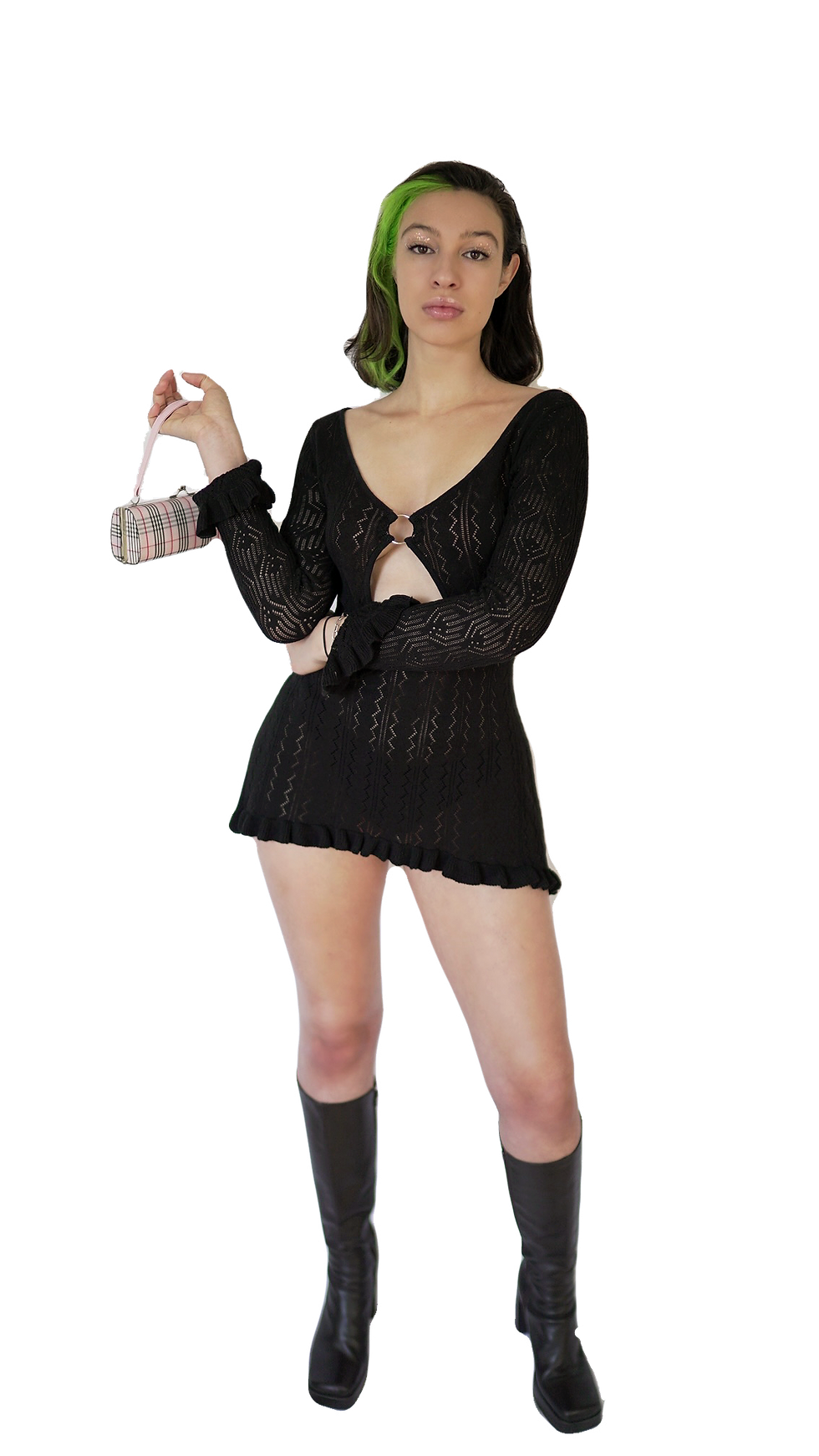 Thumbnail: Flirtini Dress (in Black)