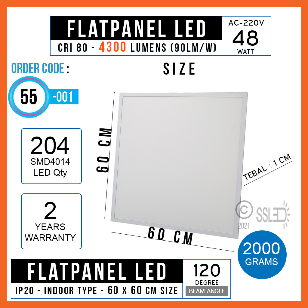 FlatPanel LED 60 x 60 cm 48 Watt