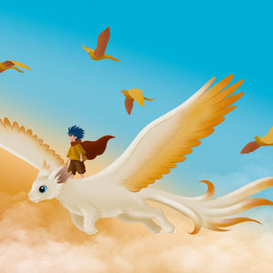 Ilustración digital fantástica