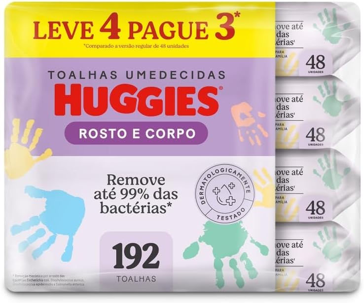 Huggies Lenços Umedecidos Huggies Hipoalergênico