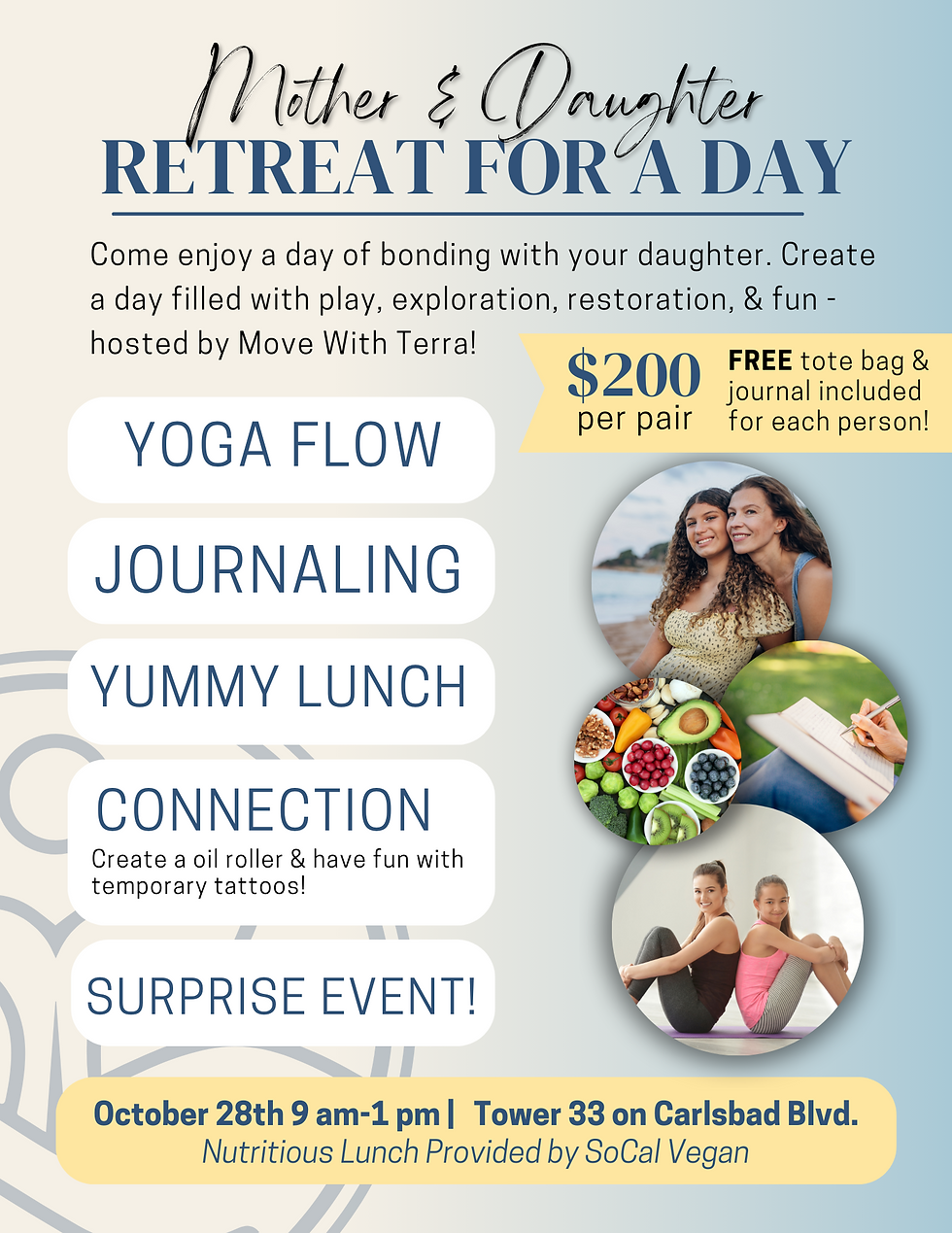 Mother- Daughter Retreat for a Day