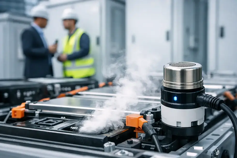 Battery Off-Gas Sensor Review for BESS Safety