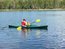 Kayaking at Bambi Lake