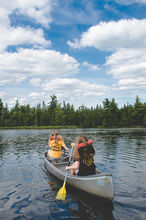 Canoeing at Bambi Lake