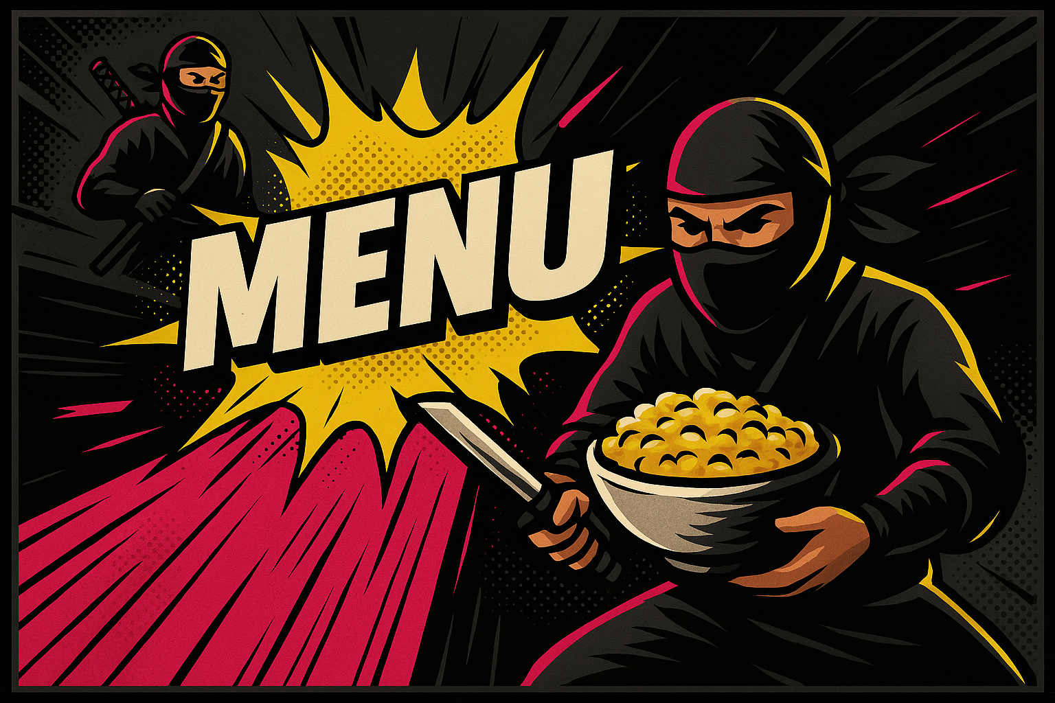 Arranged Food and Objects