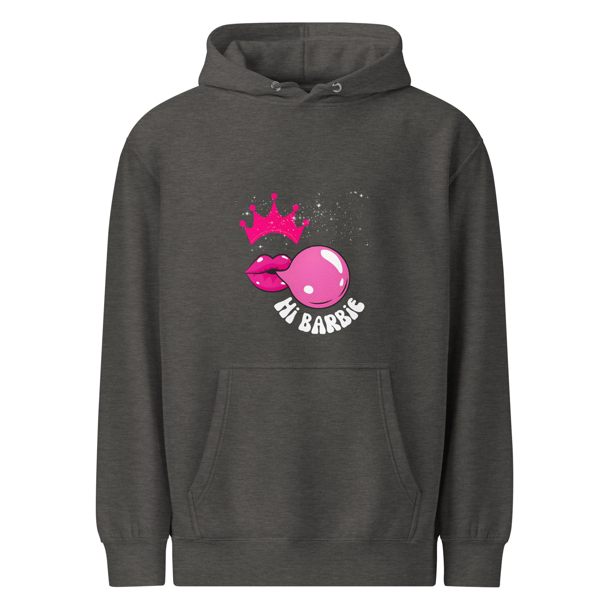 Unisex premium mid-weight hoodie Hi Barbie 