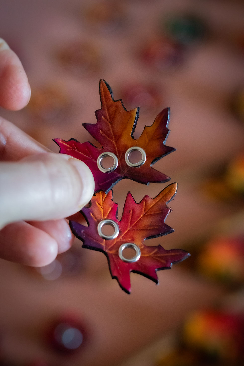 Miniature : Bijoux de lacet Feuilles