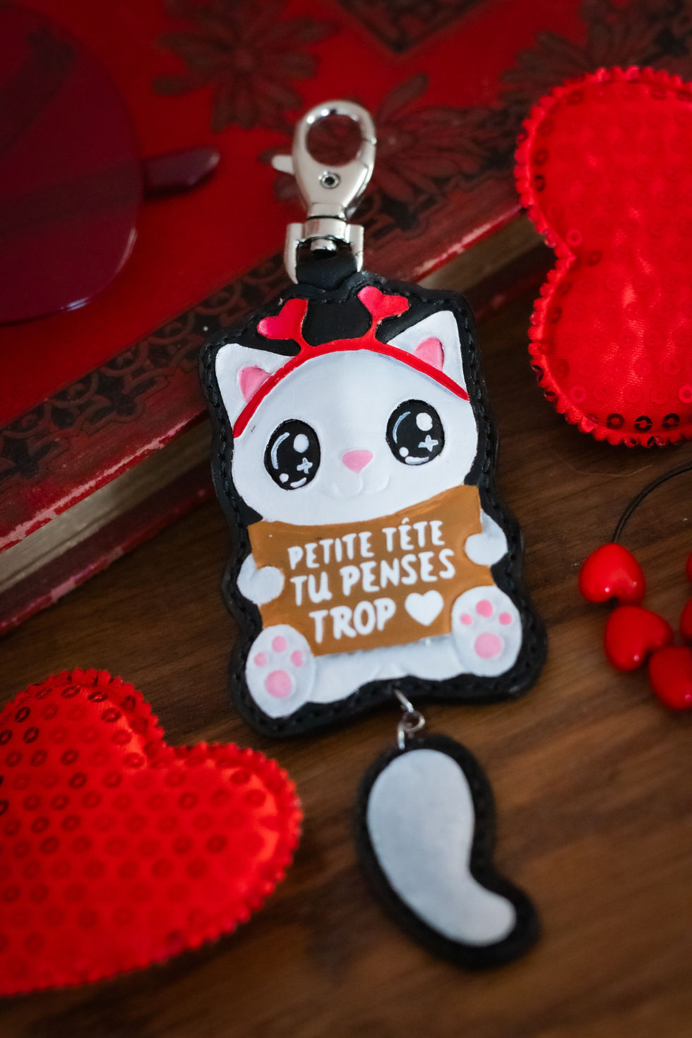 Miniature : Marque page/Porte clé Le Minou Philosophe