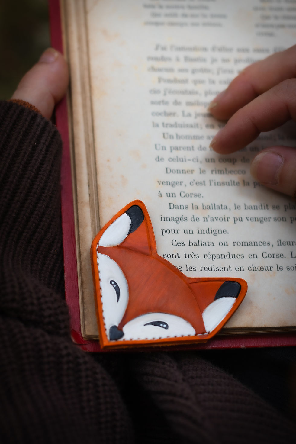 Miniature : Marque page de coin Renard