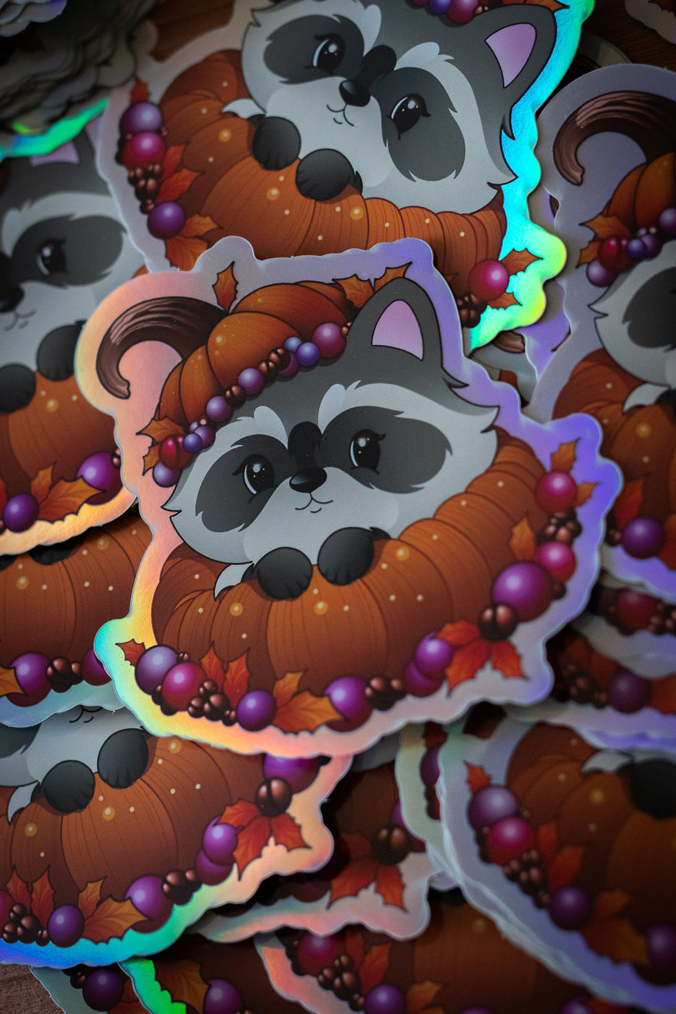 Miniature : Autocollants Holographiques Bestioles d'Automne