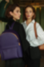 TWIN FLAME in aubergine purple