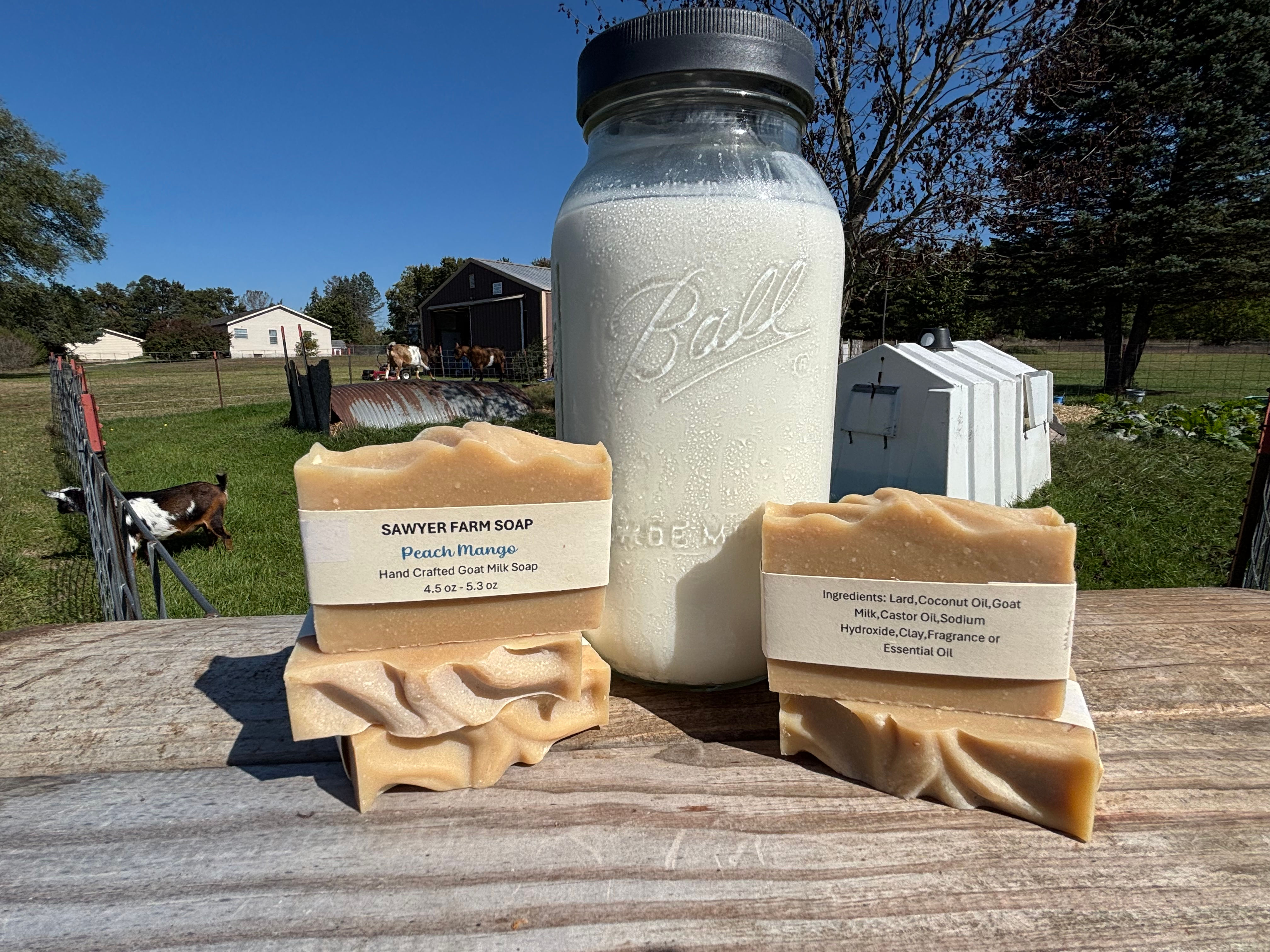 Sawyer Farm Soap: Peach Mango