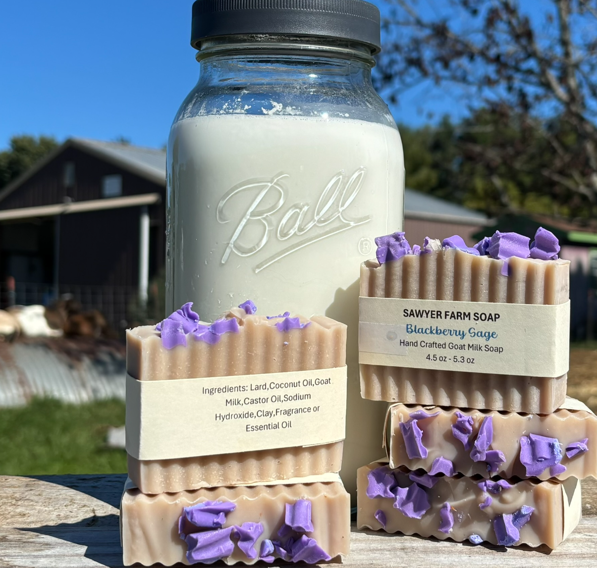 Sawyer Farm Soap: Blackberry Sage
