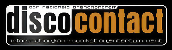 Logo of Disco contact magazine.