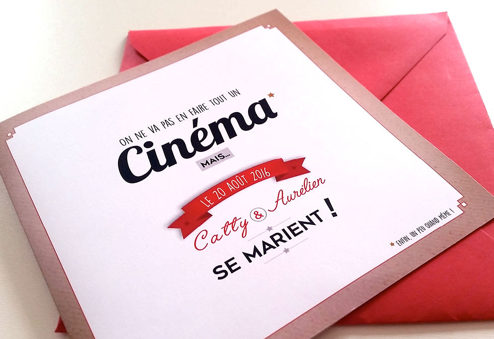 Faire-part de mariage