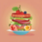 A bowl of salad ready to be eaten