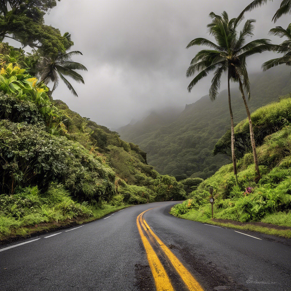 road leaving Hana