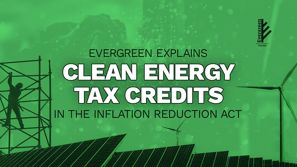Clean energy marquee