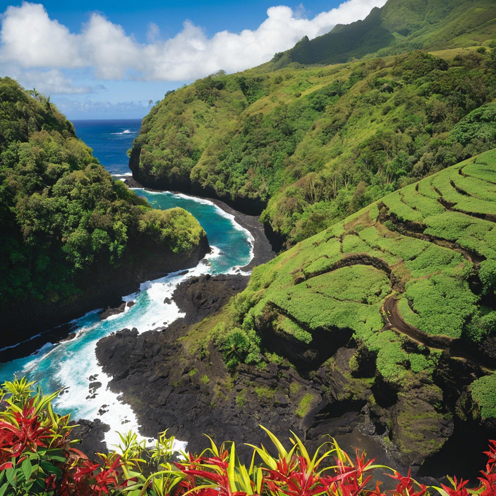 road to Hana in Maui