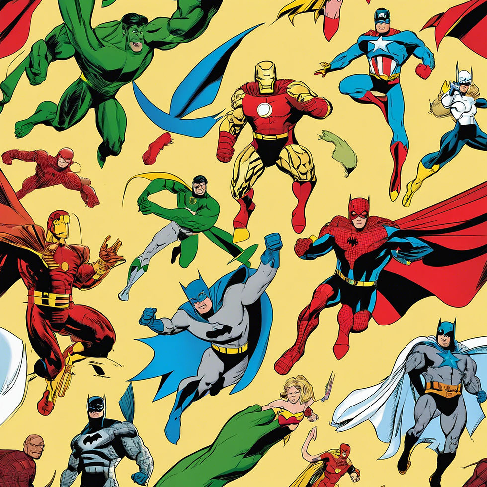 lots of guys in capes