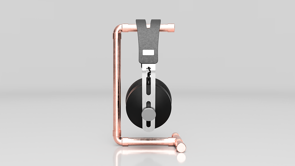 Küçük resim: Modern Bakır Kulaklık Askısı