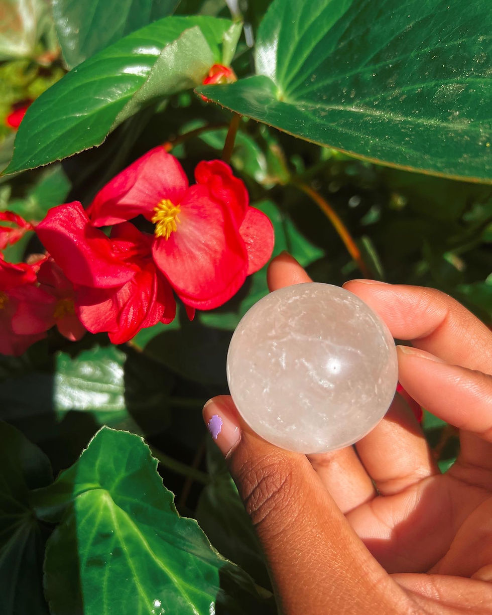 Thumbnail: #CQS1 Clear Quartz Sphere