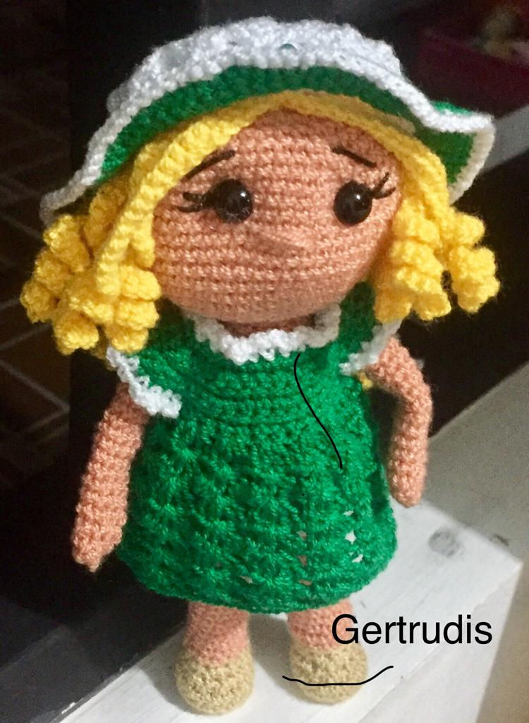 Gertrudis amigurumi