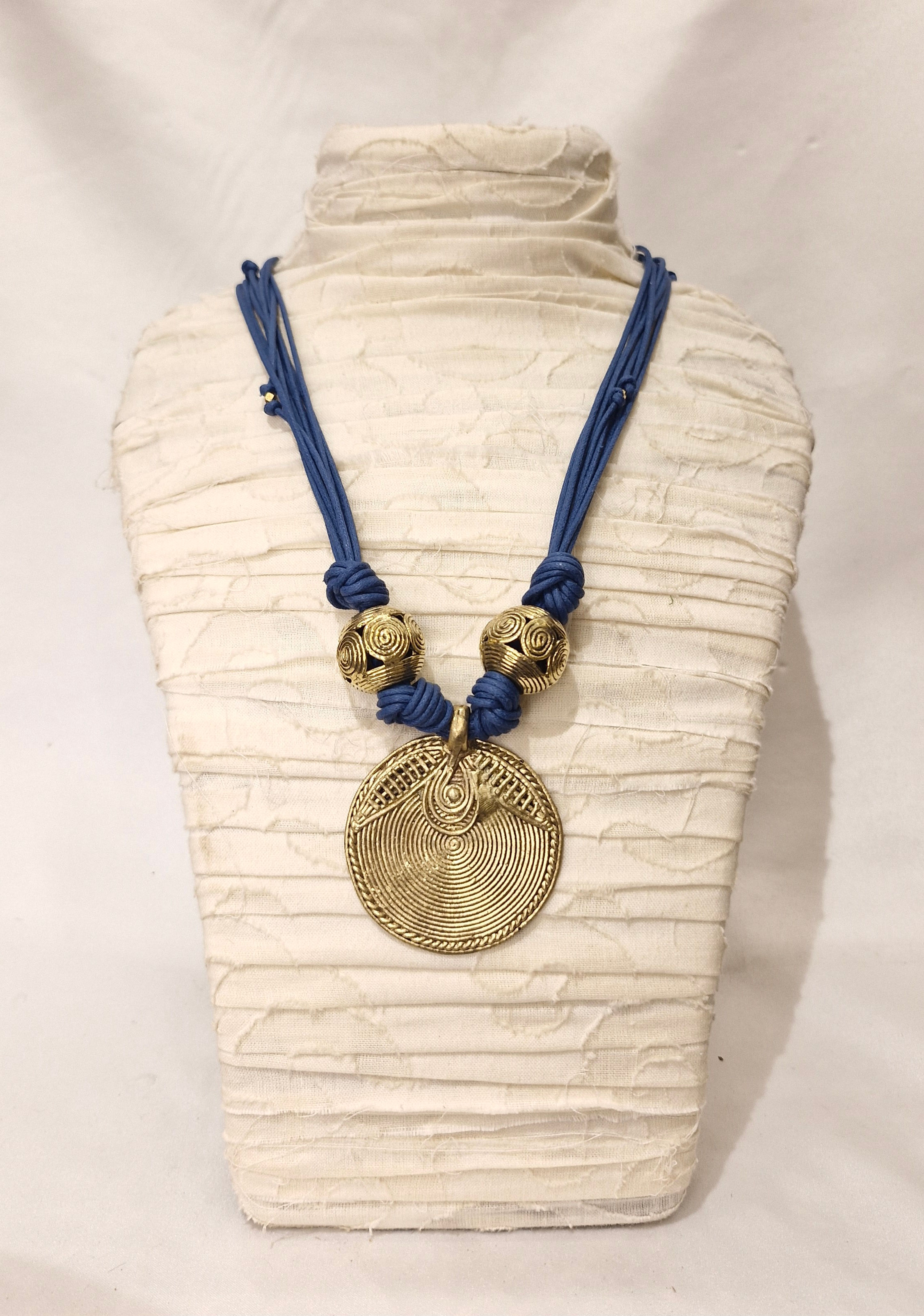 HANDCRAFTED DOKRA NECKLACE