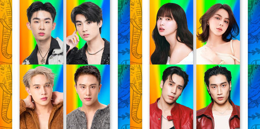 8 atores tailandeses que estarão no Brasil em evento gratuito!