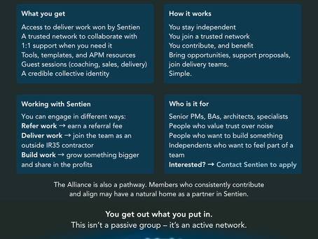 Opening applications for the Sentien Alliance
