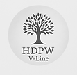 Логотип бренда Human Design Pathway · V-Line - консультации в сфере Дизайна Человека