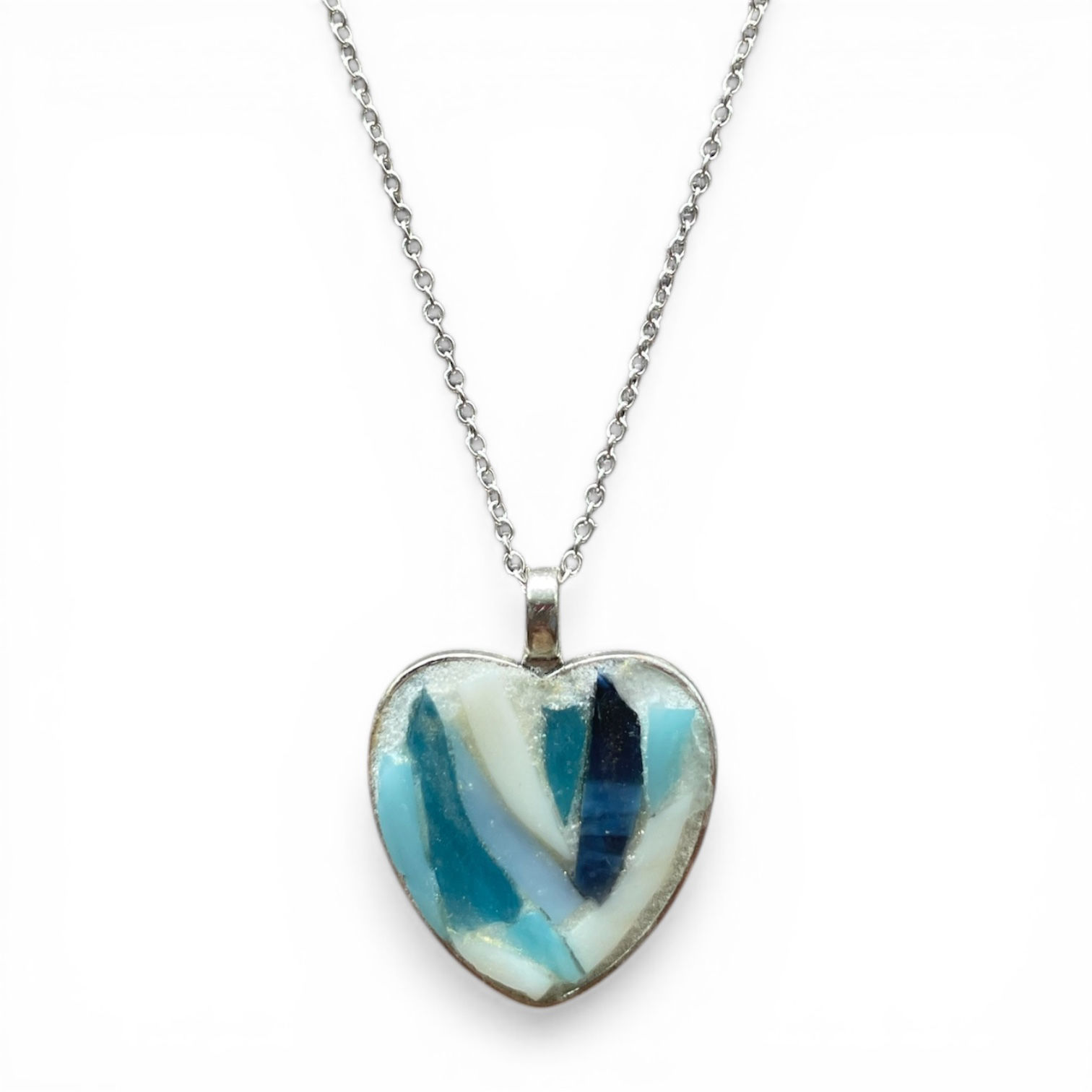 “Sea Love” Seaglass Heart Pendant