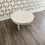 Thumbnail: Vintage Round Coffee Table Lacquered White Dove