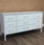 Thumbnail: Vintage Henry Link Bali Hai Faux Bamboo 9 Drawer Dresser