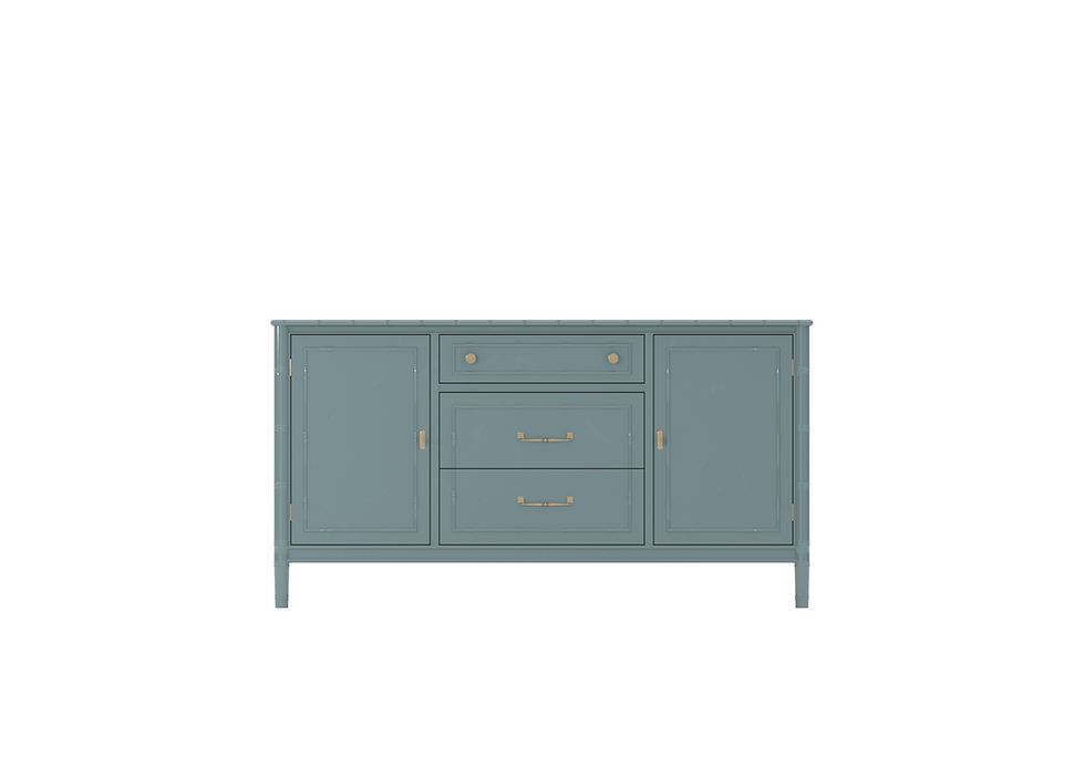 Thumbnail: Palm Beach Collection: Faux Bamboo Credenza