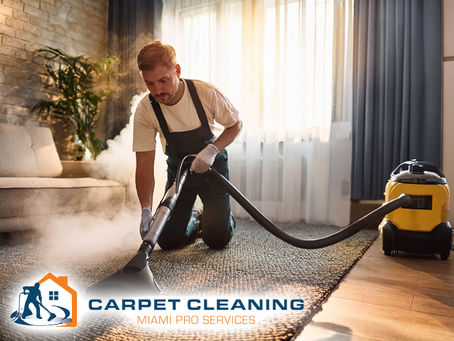 technician professional performing expert deep carpet cleaning with steam vacuum enhancing indoor air quality