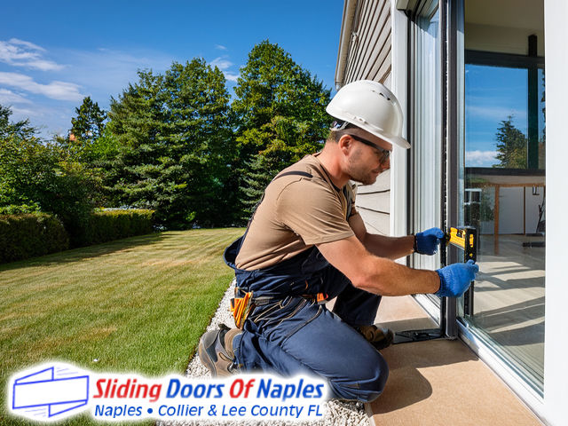 professional technician sliding doors of naples florida working track and roller door repair
