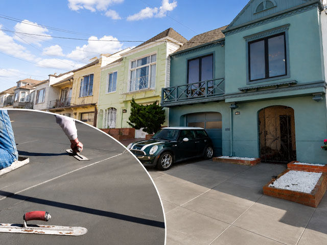modern concrete upgrades driveway with clean finish