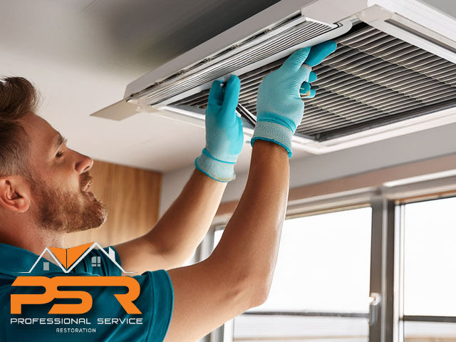 expert technician working eco friendly professional service air duct cleaning miami florida