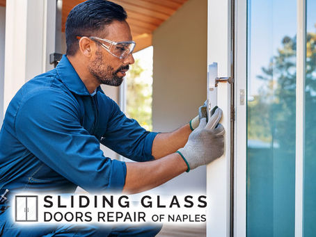 professional technician repairman sliding glass door naples florida