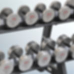 Thumbnail: 5LB-50LB STAINLESS STEEL DUMBBELL 10 PAIR SET WITH RACK