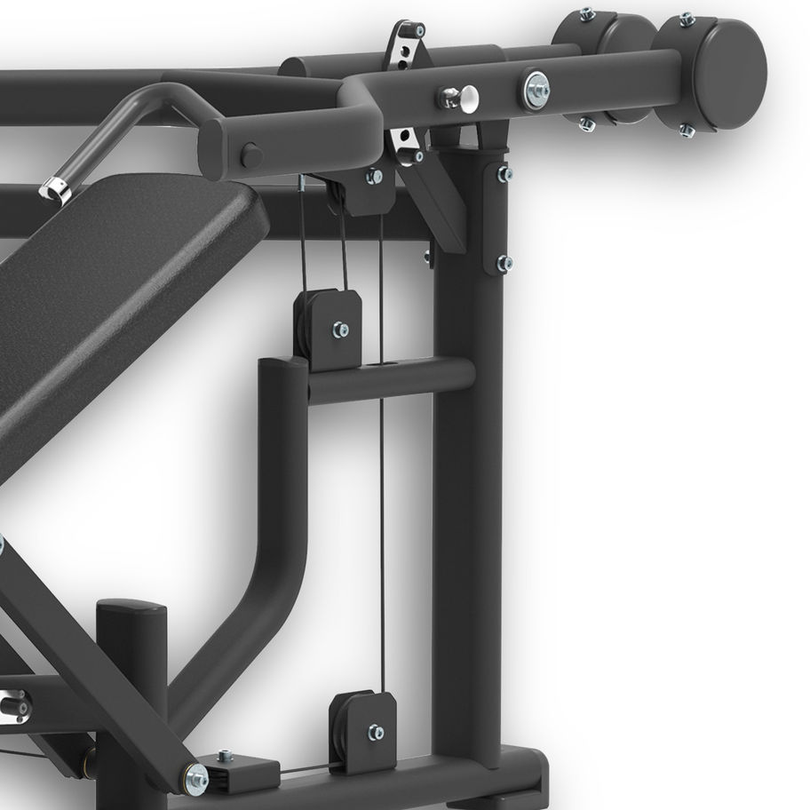 Multi-Press selectorized fitness training machine withs three functions in one