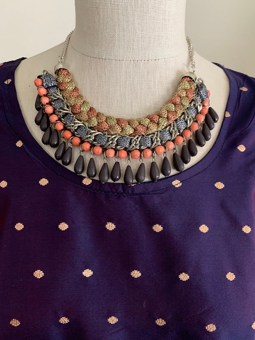 Thumbnail: Necklace - Rangeen Gauri, Colorful Bliss Collection 💎