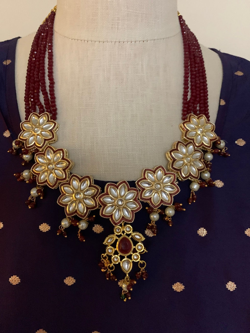 Thumbnail: Necklace Set - 🎨 Manjula, Beautiful Collection 💎