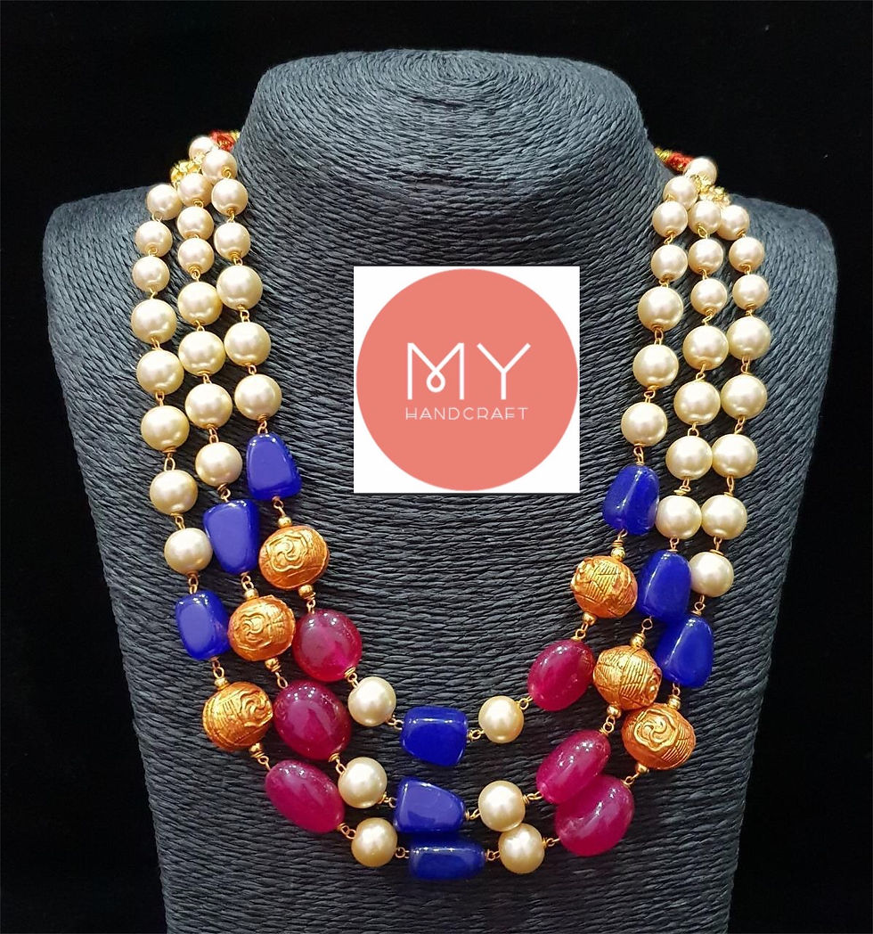 Thumbnail: Necklace - 🎨 Gauri Triveni, Bliss Collection 💎