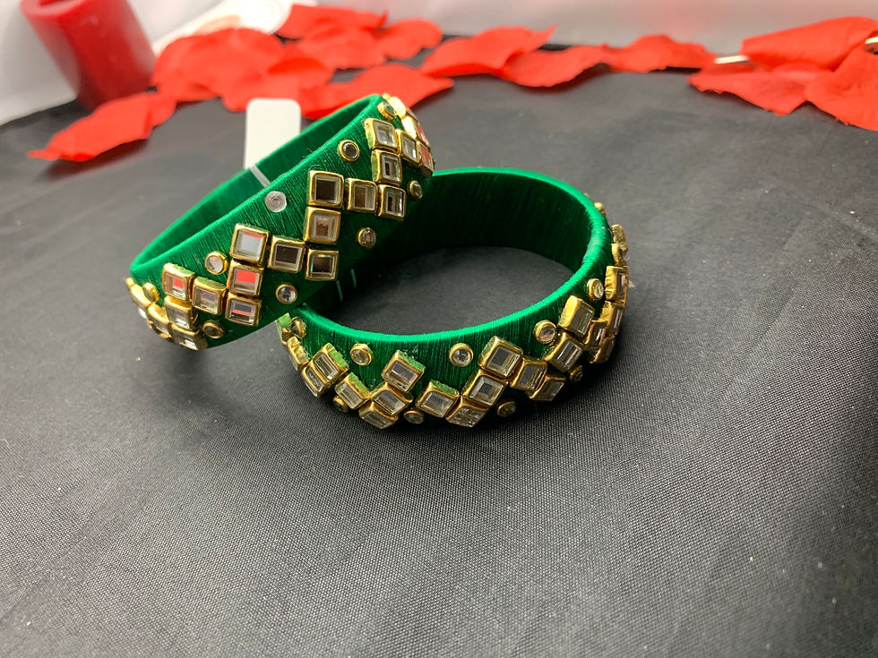 Thumbnail: Bangle - 🎨 Rangeen Geetika, Colorful Song Set of 2 Collection 💎