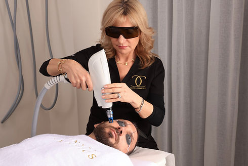 Q-switched laser treatment
