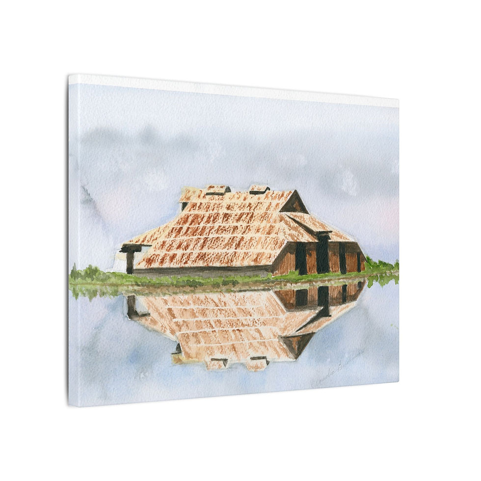Thumbnail: Seaver Barn Colusa Maxwell Rd,  Canvas Print, Home Decor, Wall Art, Floral Art, 